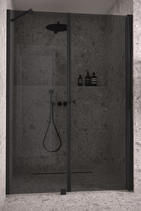 Nisch med fast vägg och vändbar dörr Classic 141 (101+102)