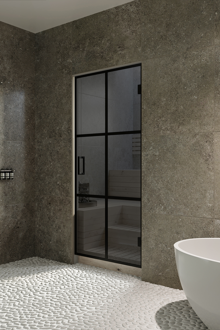 Sauna glass door Bläk 672 Paris