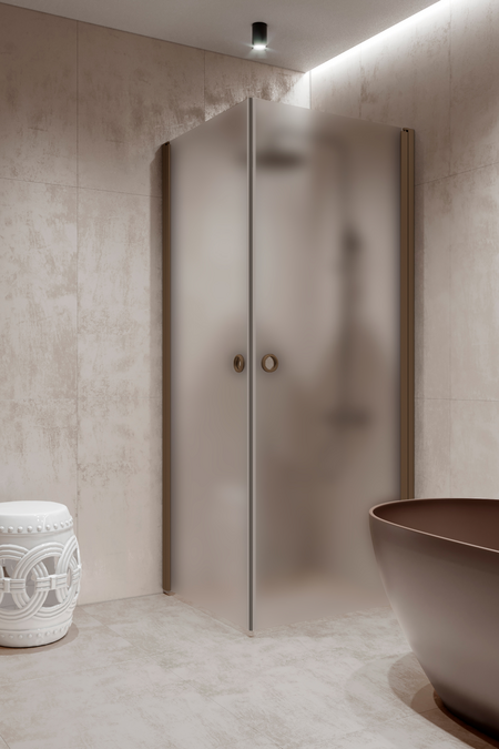 Shower enclosure with hinged doors Forma 372