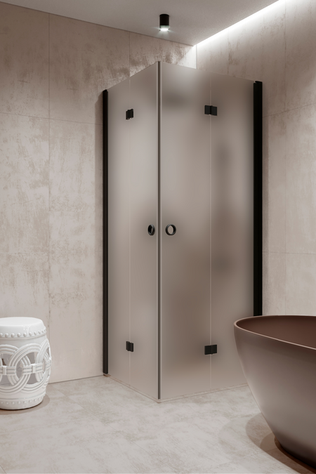 Duschhörn med vikbara dörrar Forma 376