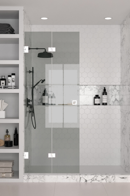 Folding shower screen Vetro 513