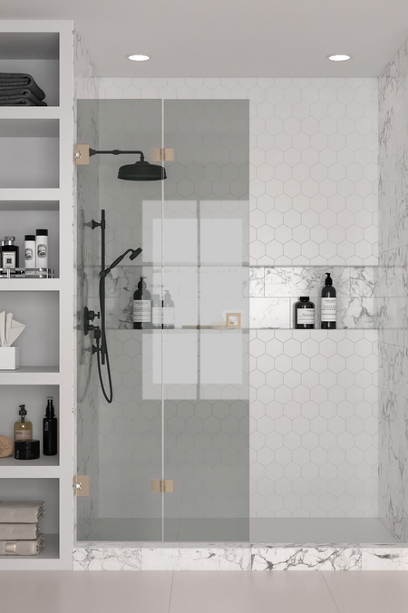 Vikbar duschvägg Vetro 513