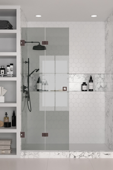 Vikbar duschvägg Vetro 513