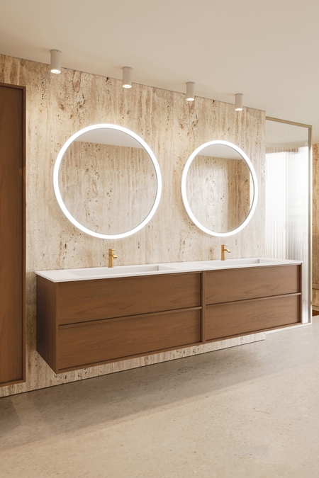 Tupla-allaskaluste Corian kaksoisaltaalla Casa H07