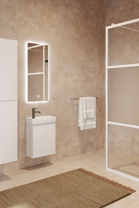 Mini cabinet with ceramic basin Luna L17 Mini