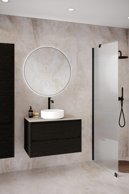 Cabinet with round countertop basin Classic K03