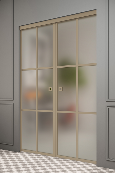 Pocketdoor pariovet soft closing -mekanismilla Inne P2P Paris