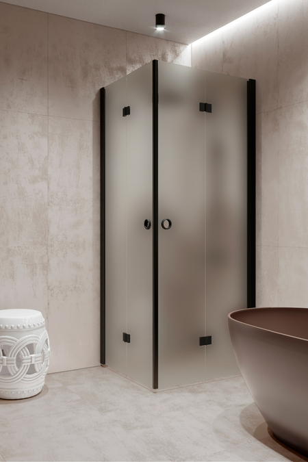 Shower enclosure with folding doors Forma 376