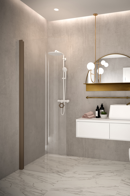 Curved hinged door Forma 306