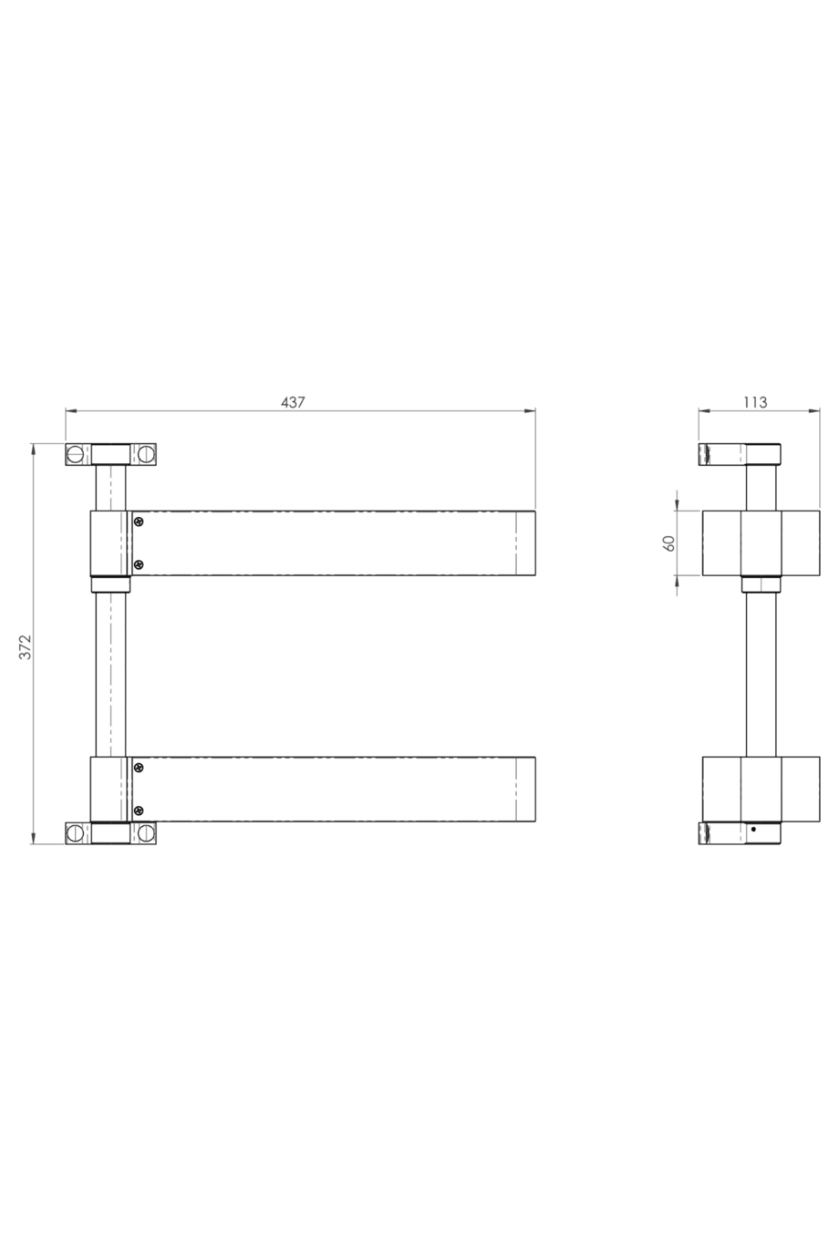 2d Tresor Shower shelf